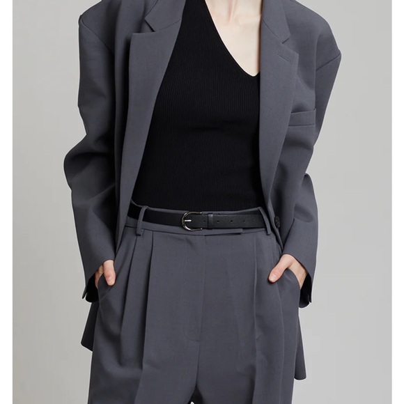 The Frankie Shop - BEA SUIT PANTS - CHARCOAL - Picture 4 of 16